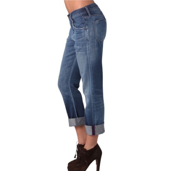 Citizens of Humanity COH Daisy Crop Boyfriend Jean Light Blue size 30 - Picture 5 of 16
